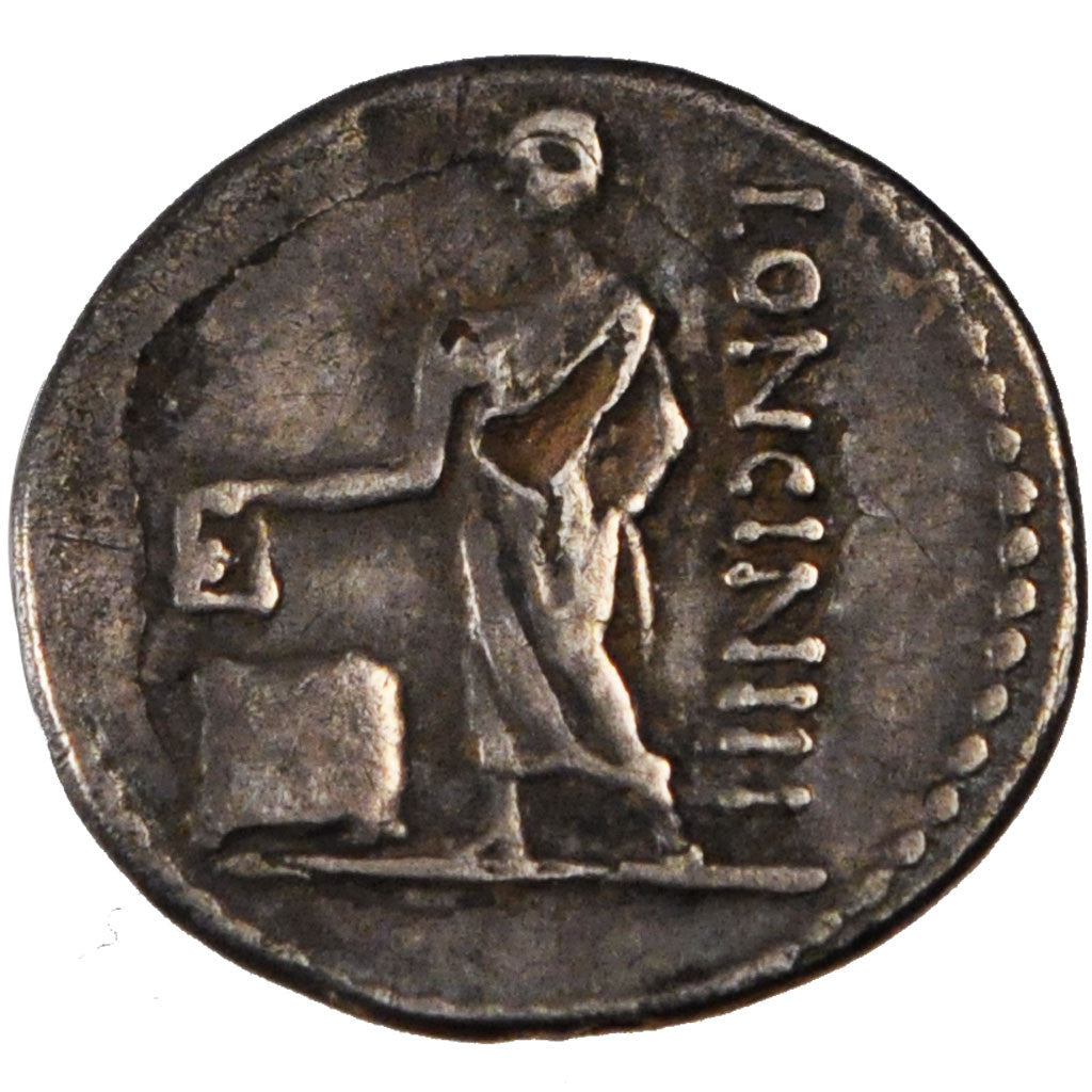 Cassia, Denarius, VF(30-35), Silver, Babelon #11, 2.30
