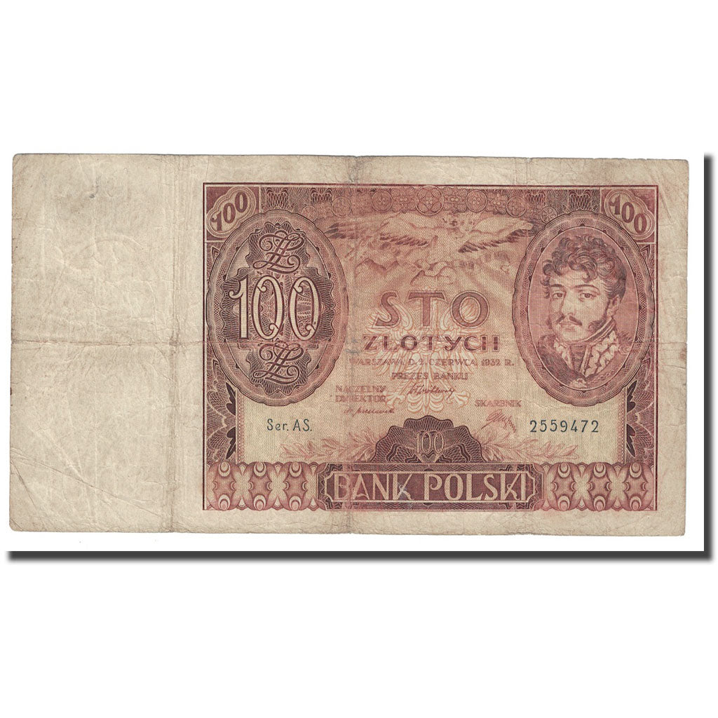 Banknote, Poland, 100 Zlotych, 1932, 1932-06-02, KM:74a, VF(20-25)