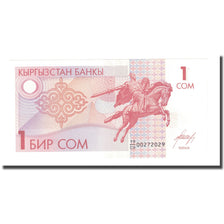 Banknote, KYRGYZSTAN, 1 Som, Undated (1993), KM:4, UNC(65-70)