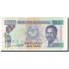 Banknote, Tanzania, 500 Shilingi, 1993, KM:26c, EF(40-45)