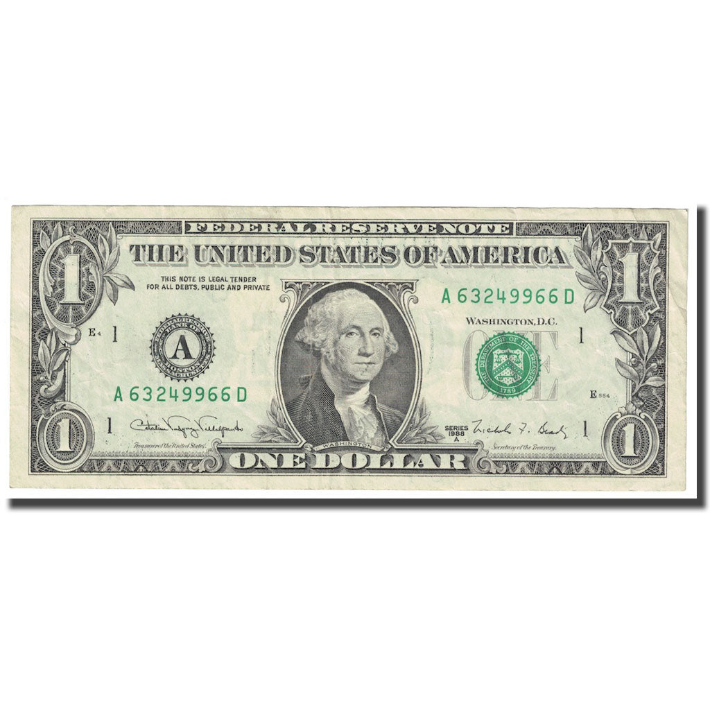 Biljet, Verenigde Staten, One Dollar, 1988, KM:3844, TTB