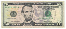 Banknote, United States, Five Dollars, 2006, KM:4880, EF(40-45)