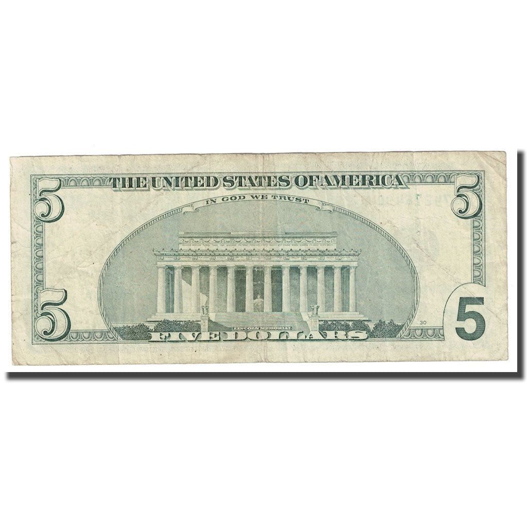 Banknote, United States, Five Dollars, 2003, KM:4694, VF(30-35)