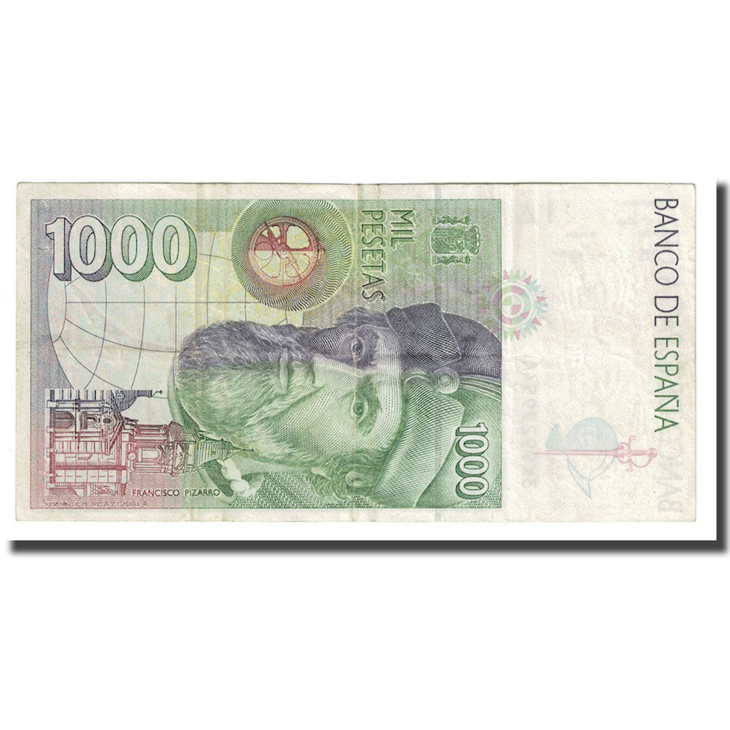 Banknote, Spain, 1000 Pesetas, 1992, 1992-10-12, KM:163, EF(40-45)