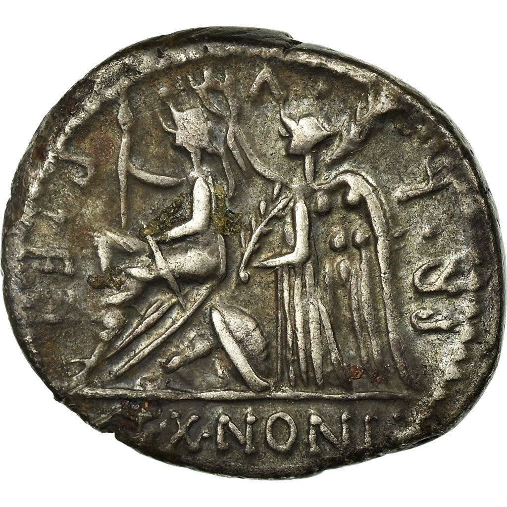 Coin, Nonia, Denarius, Rome, AU(50-53), Silver, Babelon:1