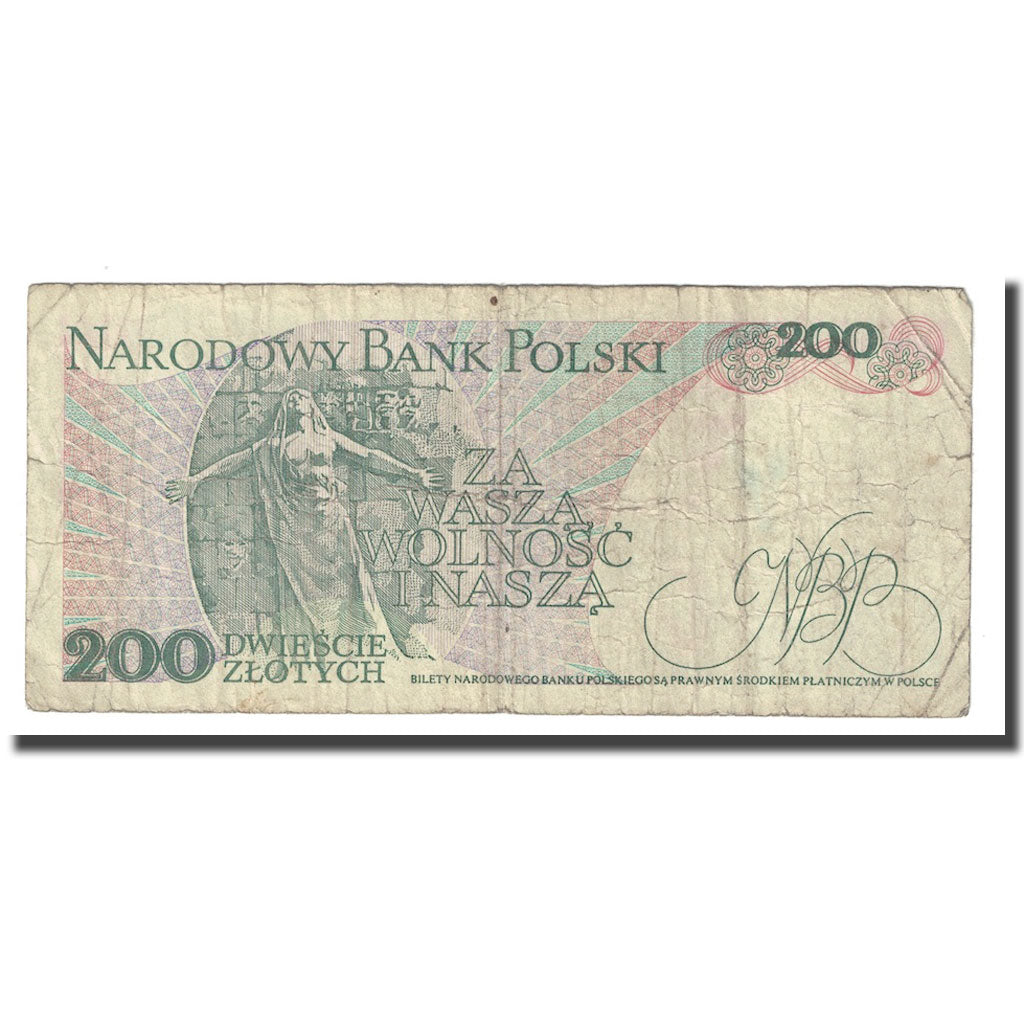 Banconote, Polonia, 200 Zlotych, 1988, 1988-12-01, KM:144c, B+
