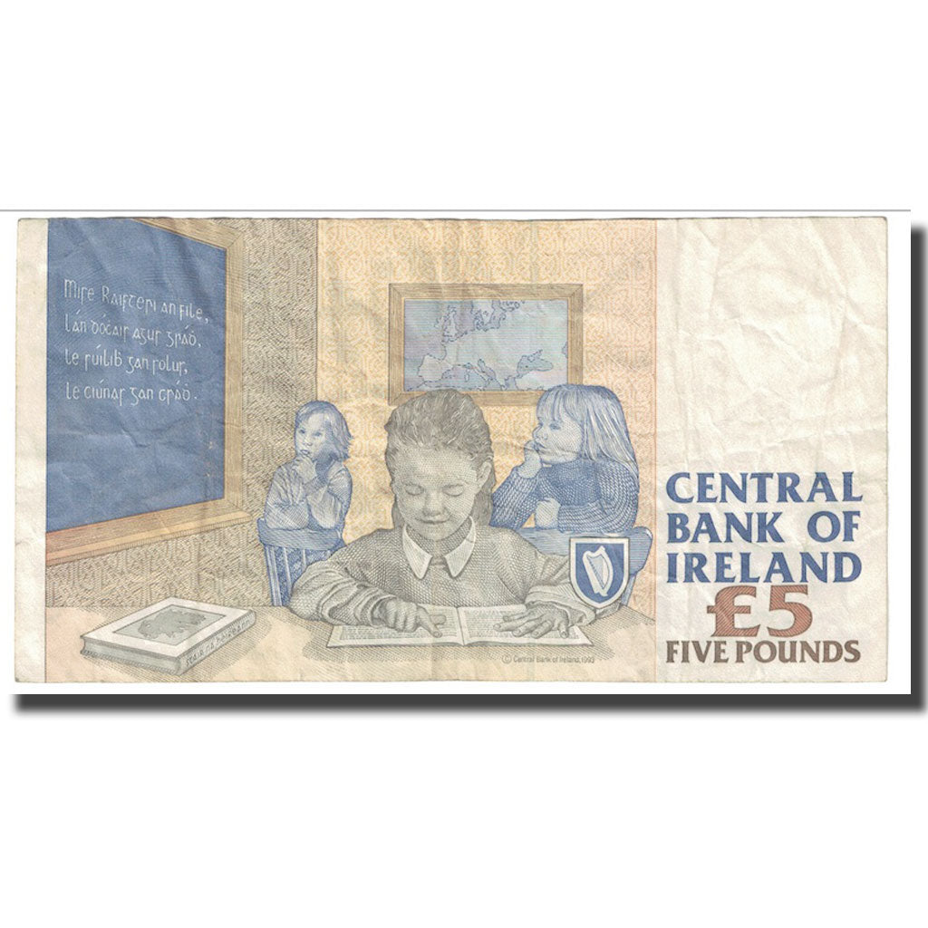 Banknote, Ireland - Republic, 5 Pounds, 1994-1999, KM:75b, EF(40-45)