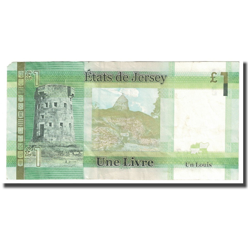 Geldschein, Jersey, 1 Pound, Undated (2010), KM:32a, SS