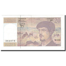 France, 20 Francs, Debussy, 1997, SUP, Fayette:66ter02a53, KM:151i