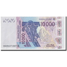 Banknote, West African States, 10,000 Francs, 2003, KM:118Ab, UNC(65-70)