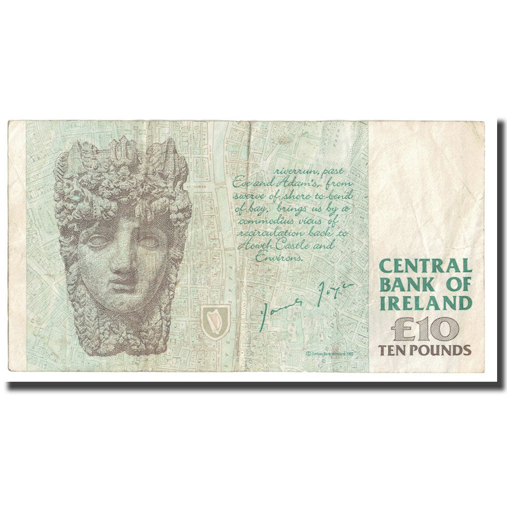Banknote, Ireland - Republic, 10 Pounds, 1999, 1999-07-02, KM:76b, EF(40-45)