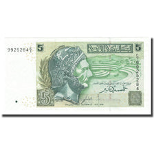 Geldschein, Tunesien, 5 Dinars, 2008, KM:92, UNZ-