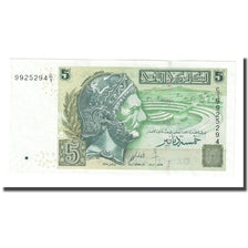 Geldschein, Tunesien, 5 Dinars, 2008, KM:92, UNZ-
