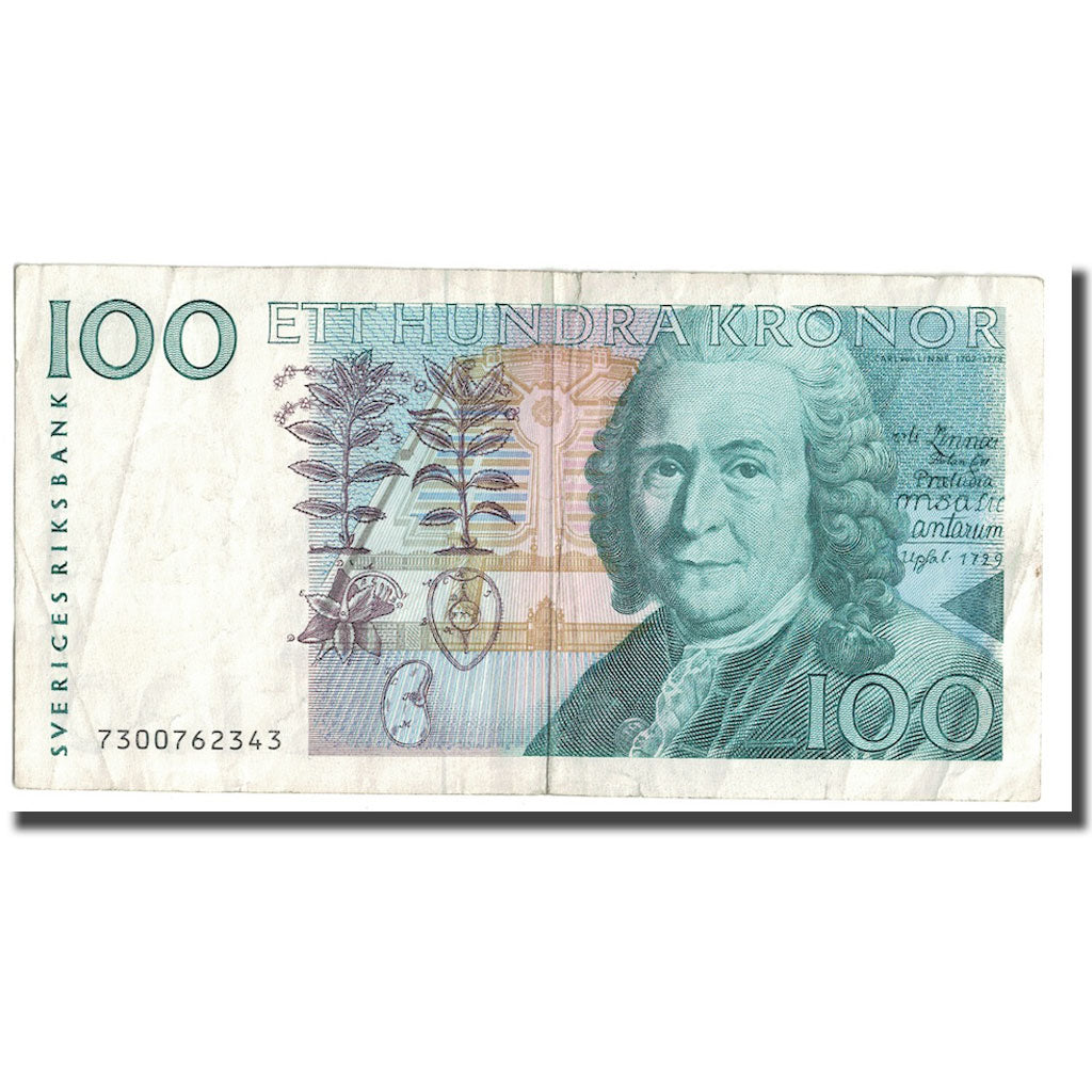 Banknote, Sweden, 100 Kronor, 1986-2000, KM:57a, EF(40-45)