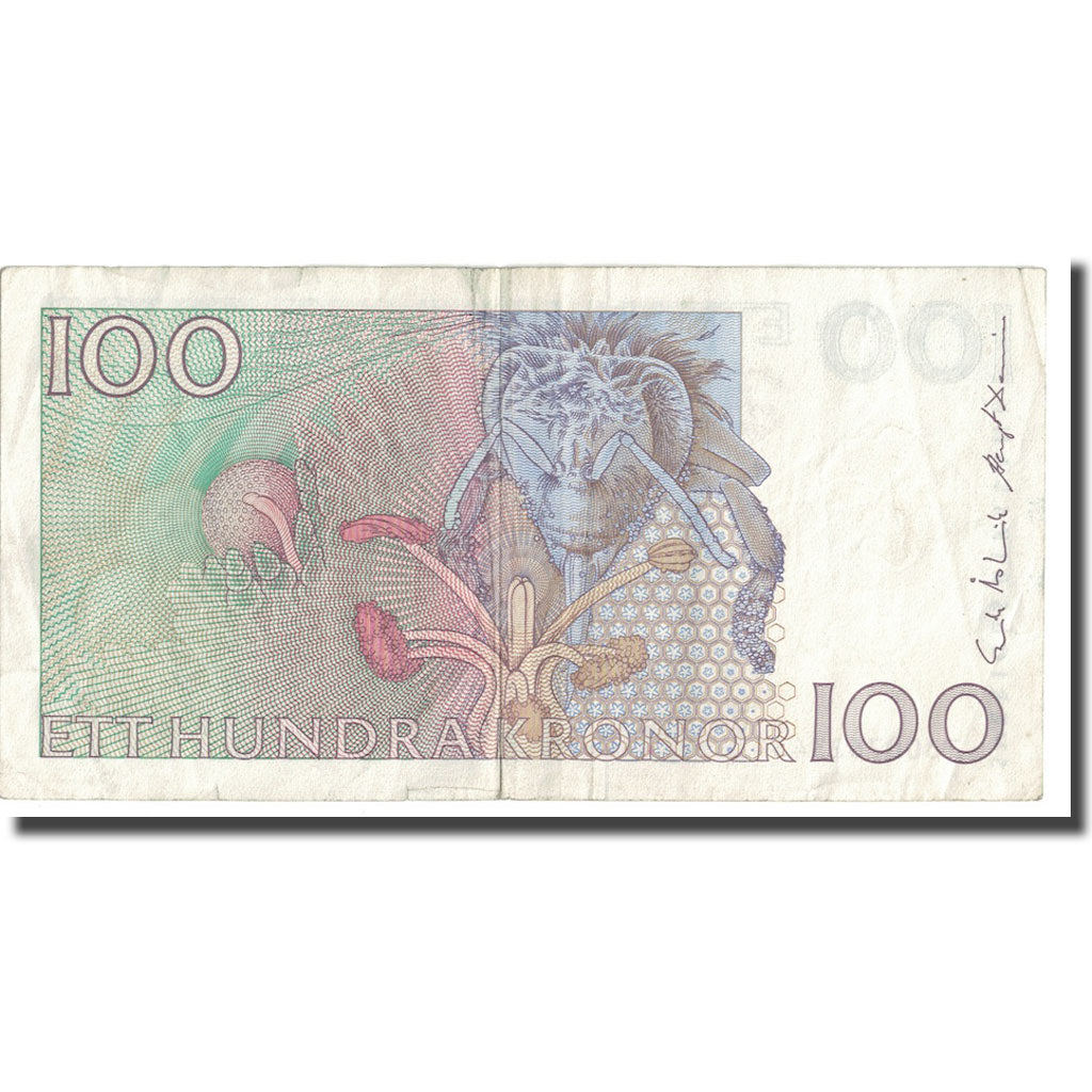 Banknote, Sweden, 100 Kronor, 1986-2000, KM:57a, EF(40-45)