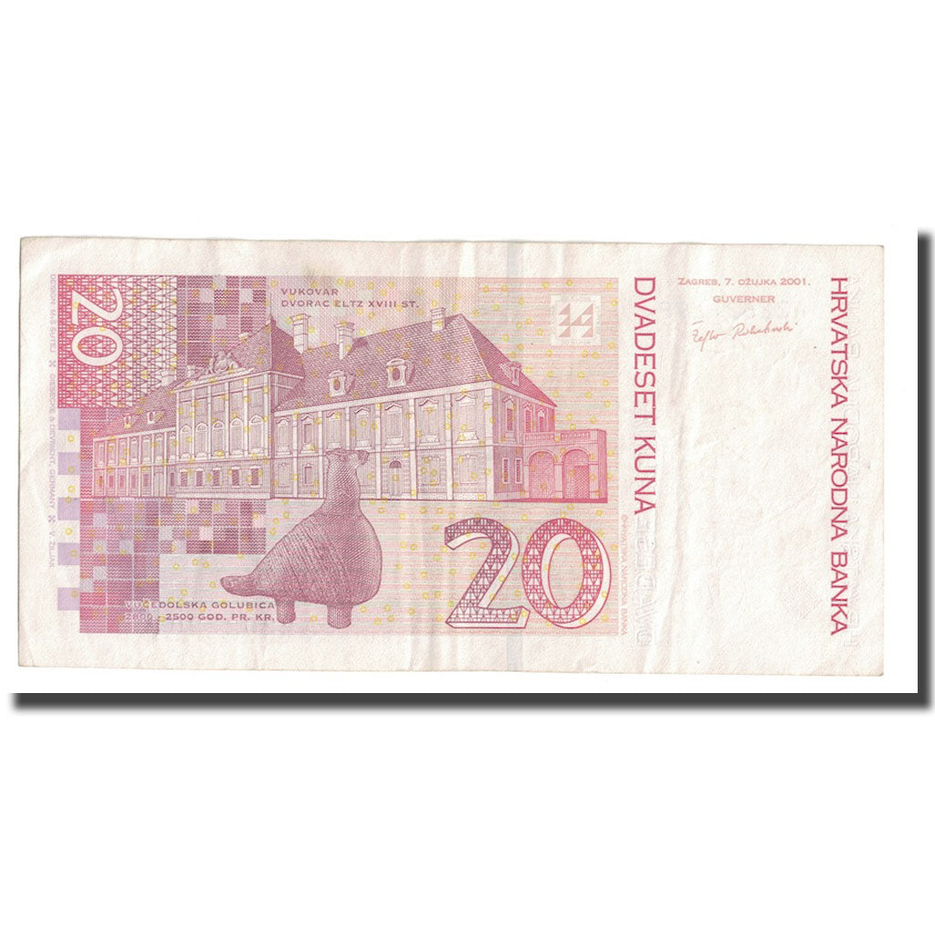 Banknote, Croatia, 20 Kuna, 2001, 2001-10-07, KM:39, EF(40-45)