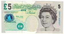 Banknote, Great Britain, 5 Pounds, 2004, KM:391a, UNC(65-70)