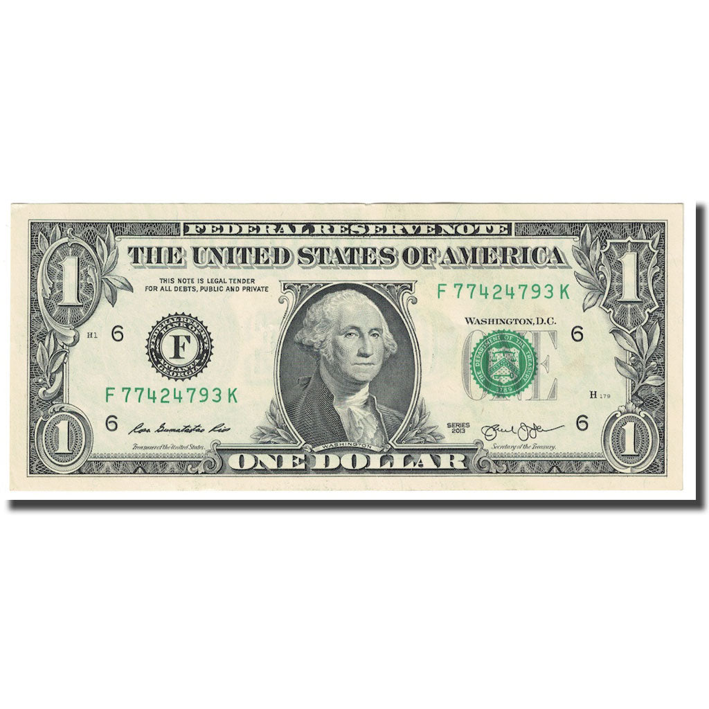 Billet, États-Unis, One Dollar, 2013, TTB+