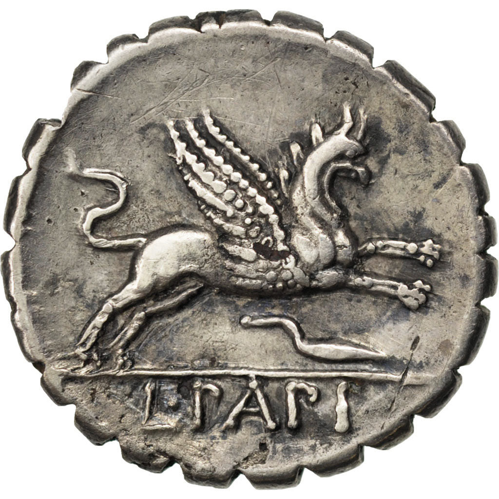 Papia, Denarius, AU(55-58), Silver, Babelon #1, 3.20