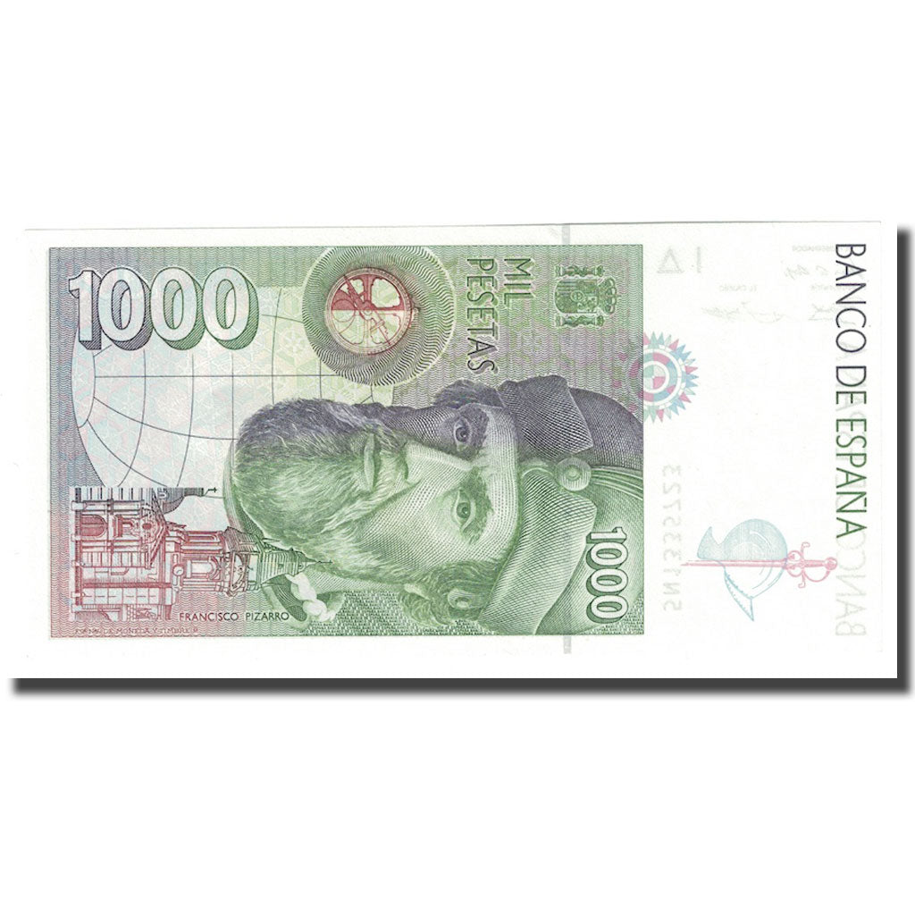 Banknote, Spain, 1000 Pesetas, 1992, 1992-10-12, KM:163, UNC(65-70)