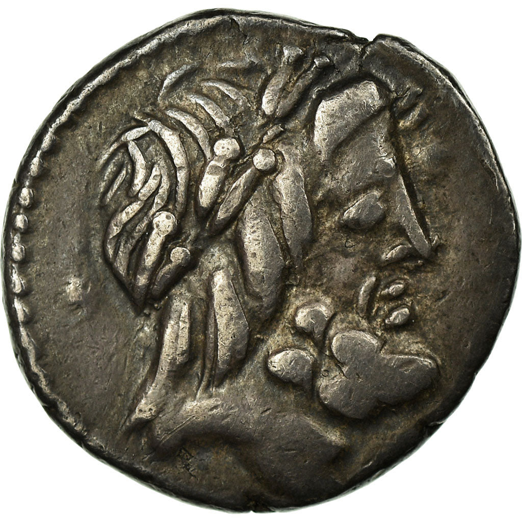 Moneta, Volteia, Denarius, Rome, AU(50-53), Srebro, Babelon:1