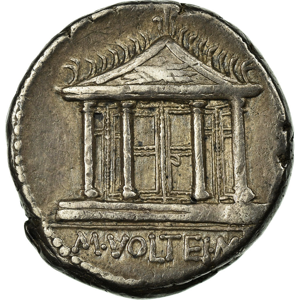 Moneta, Volteia, Denarius, Rome, AU(50-53), Srebro, Babelon:1
