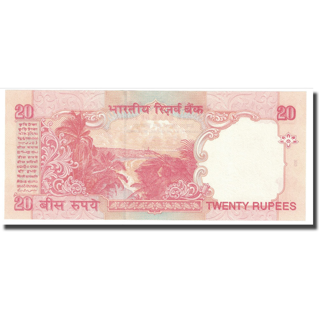 Geldschein, India, 20 Rupees, Undated (2002), KM:89Ad, UNZ-