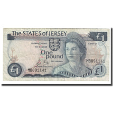 Banknote, Jersey, 1 Pound, Undated (1976-1988), KM:11b, EF(40-45)