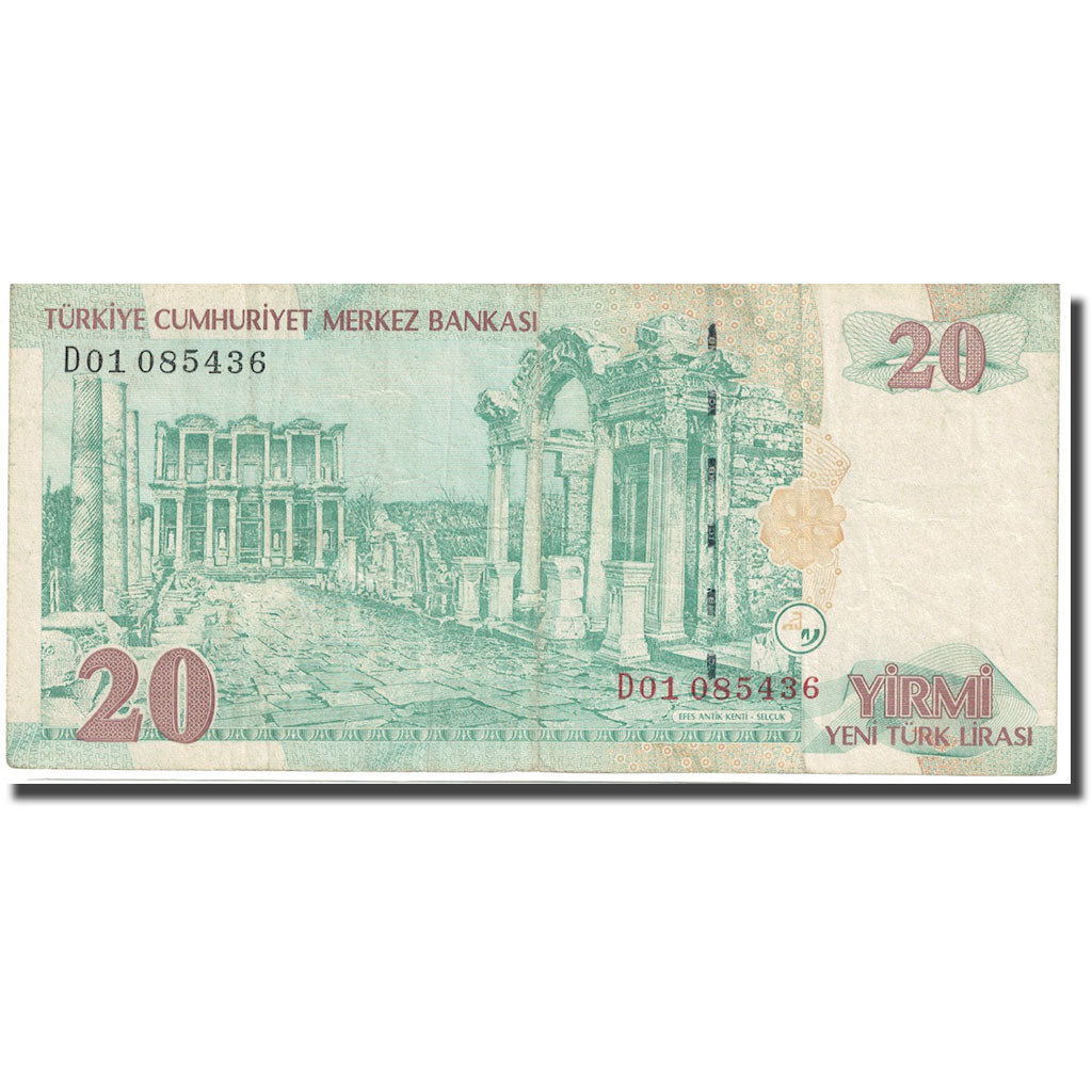 Banknote, Turkey, 20 New Lira, 2005, KM:219, EF(40-45)