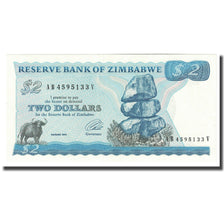 Banknote, Zimbabwe, 2 Dollars, 1994, KM:1c, UNC(65-70)
