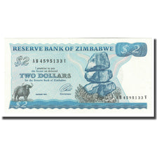 Banknot, Zimbabwe, 2 Dollars, 1994, KM:1c, UNC(65-70)
