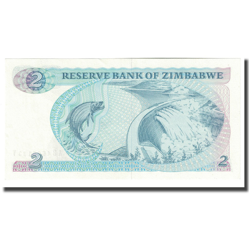 Banknote, Zimbabwe, 2 Dollars, 1994, KM:1c, UNC(65-70)