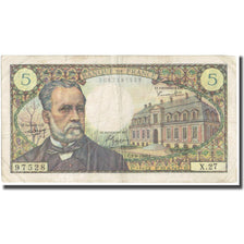 France, 5 Francs, Pasteur, 1966, 1966-09-01, F(12-15), Fayette:61.3, KM:146a