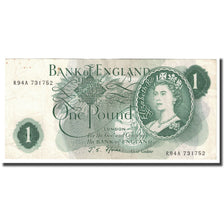 Nota, Grã-Bretanha, 1 Pound, Undated (1960-78), KM:374e, AU(50-53)