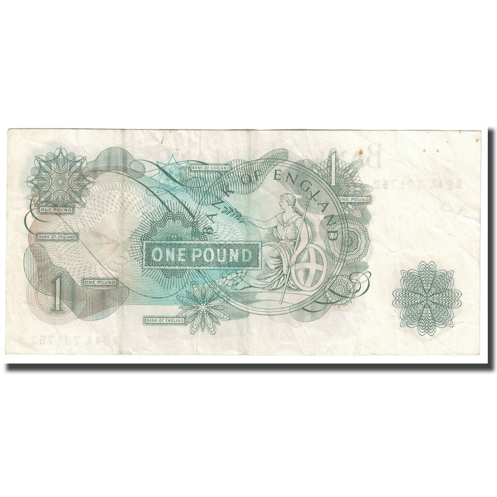 Banknote, Great Britain, 1 Pound, Undated (1960-78), KM:374e, AU(50-53)