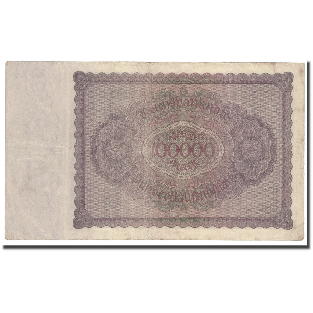 Banknote, Germany, 100,000 Mark, 1923, 1923-02-01, KM:83a, VF(30-35)