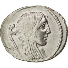 Hostilia, Denarius, AU(55-58), Silver, Babelon #4, 3.40