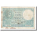 France, 10 Francs, Minerve, 1939, 1939-10-05, B+, Fayette:7.10, KM:84