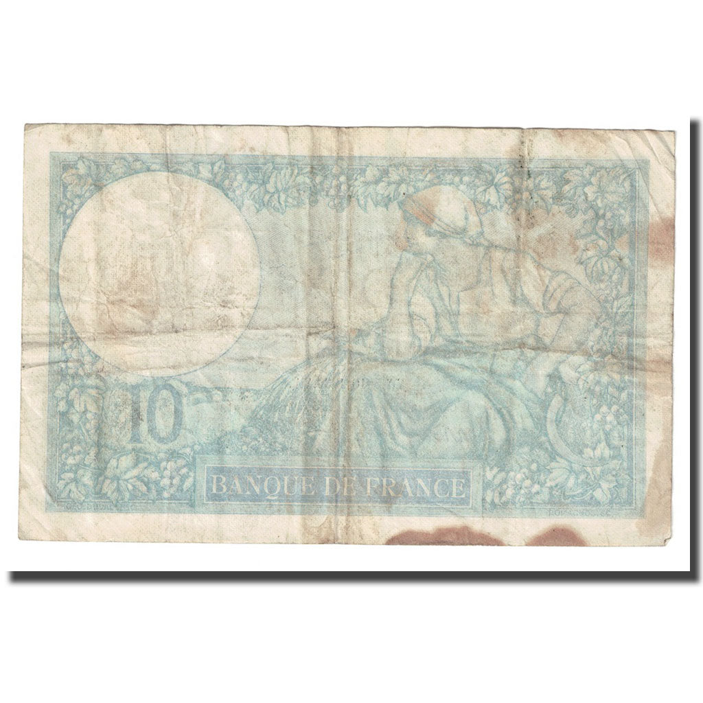 Frankreich, 10 Francs, Minerve, 1939, 1939-10-05, SGE+, Fayette:7.10, KM:84