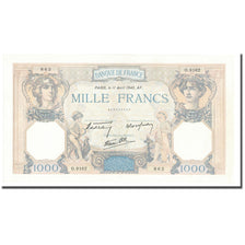 France, 1000 Francs, Cérès et Mercure, 1940, 1940-04-11, UNC(65-70)