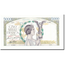 Francia, 5000 Francs, Victoire, 1943, 1943-03-18, SPL, Fayette:46.49, KM:97d