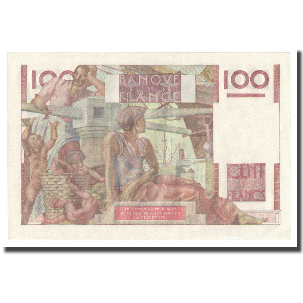 Francia, 100 Francs, Jeune Paysan, 1946, 1946-10-03, UNC, Fayette:28.9, KM:128a