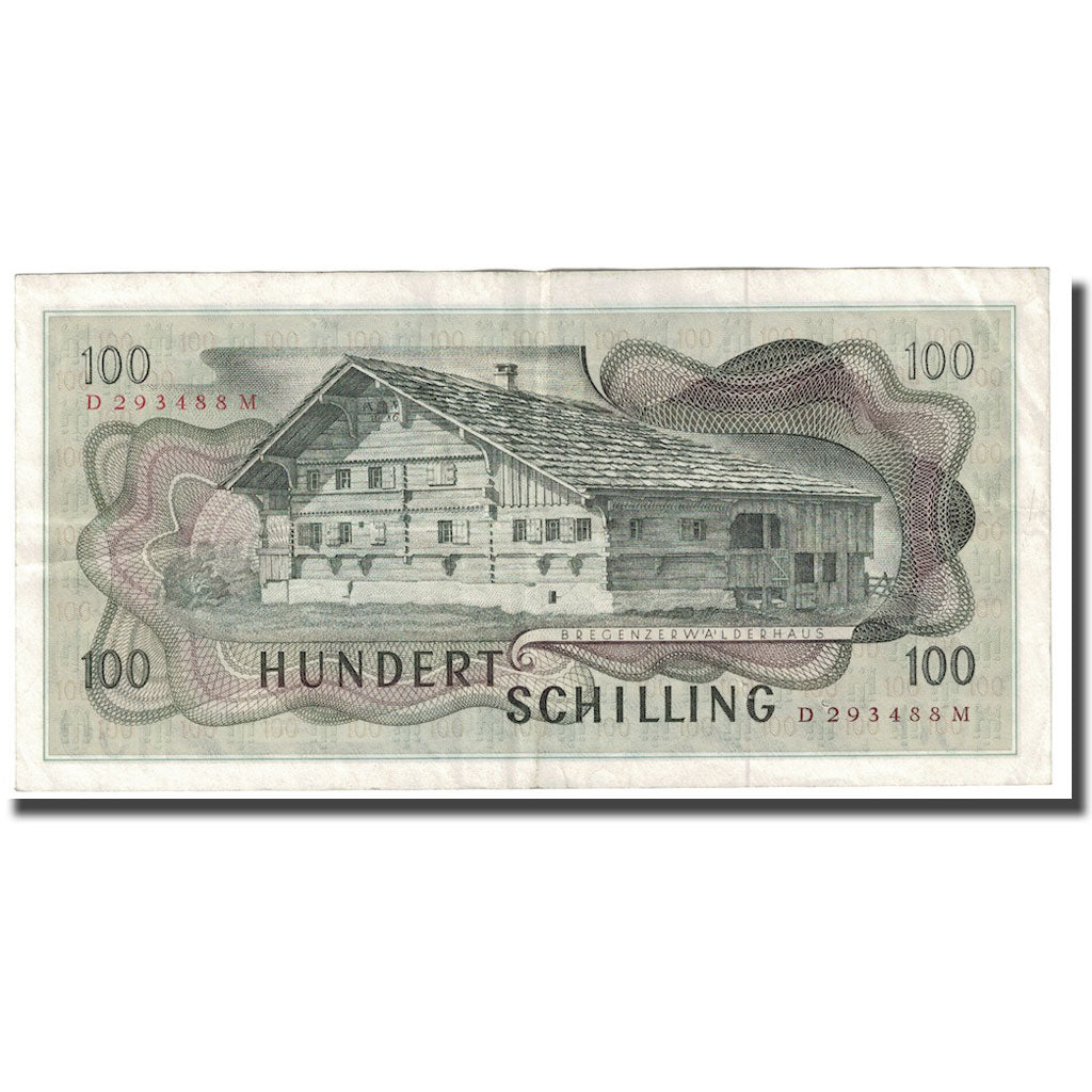 Banconote, Austria, 100 Schilling, 1969, 1969-01-02, KM:145a, BB