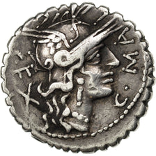 Mallia, Denarius, AU(50-53), Silver, Babelon #17, 3.90