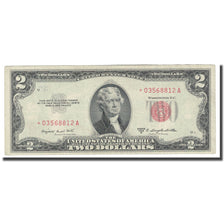 Billete, Two Dollars, 1953, Estados Unidos, KM:1623@star, MBC+