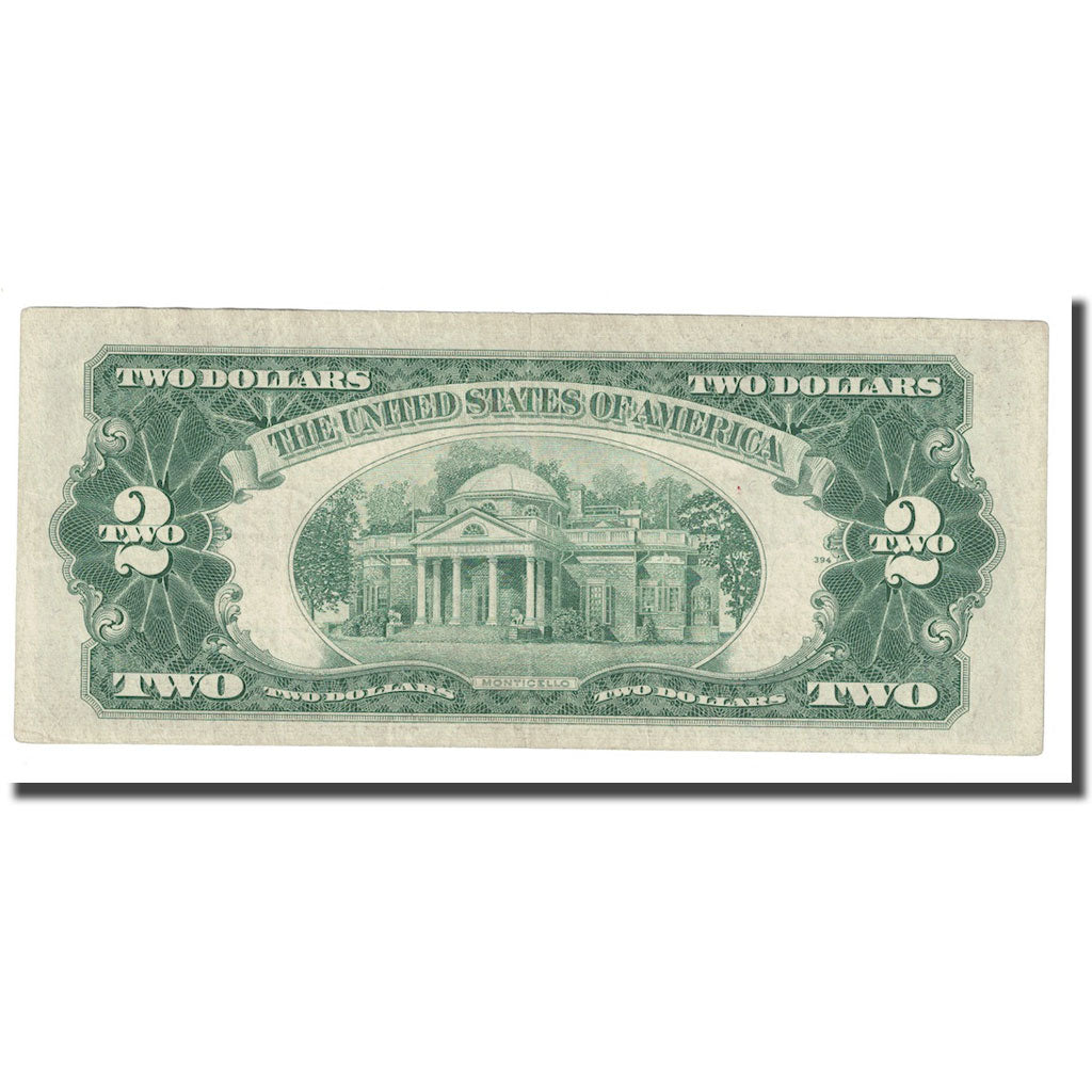 Banknote, United States, Two Dollars, 1953, KM:1623@star, AU(50-53)