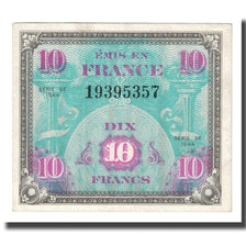 Frankreich, 10 Francs, Flag/France, 1944, VZ+, Fayette:VF18.01, KM:116a