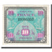 Francja, 10 Francs, Flag/France, 1944, UNC(60-62), Fayette:VF18.01, KM:116a