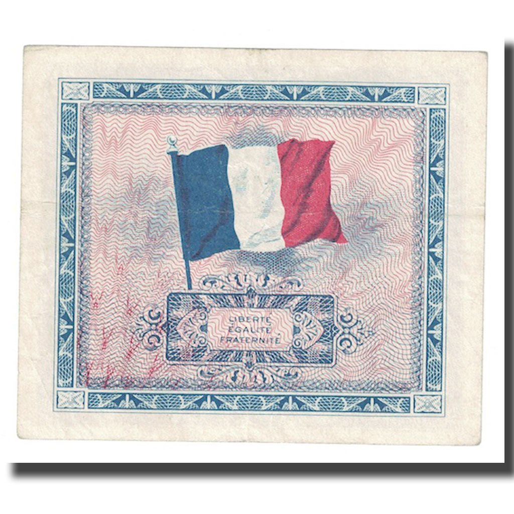 França, 5 Francs, Flag/France, 1944, UNC(60-62), Fayette:VF17.1, KM:115a
