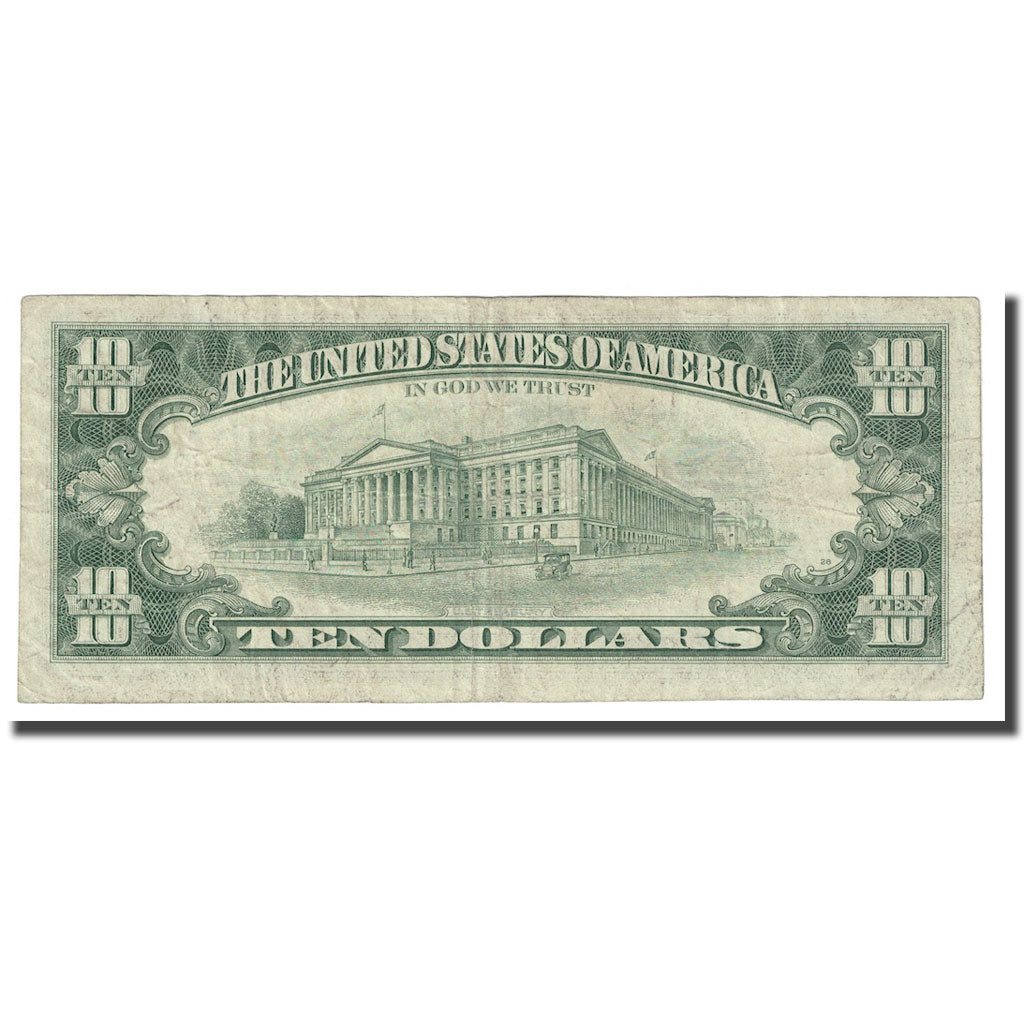 Billete, Ten Dollars, 1981, Estados Unidos, KM:3534, BC+
